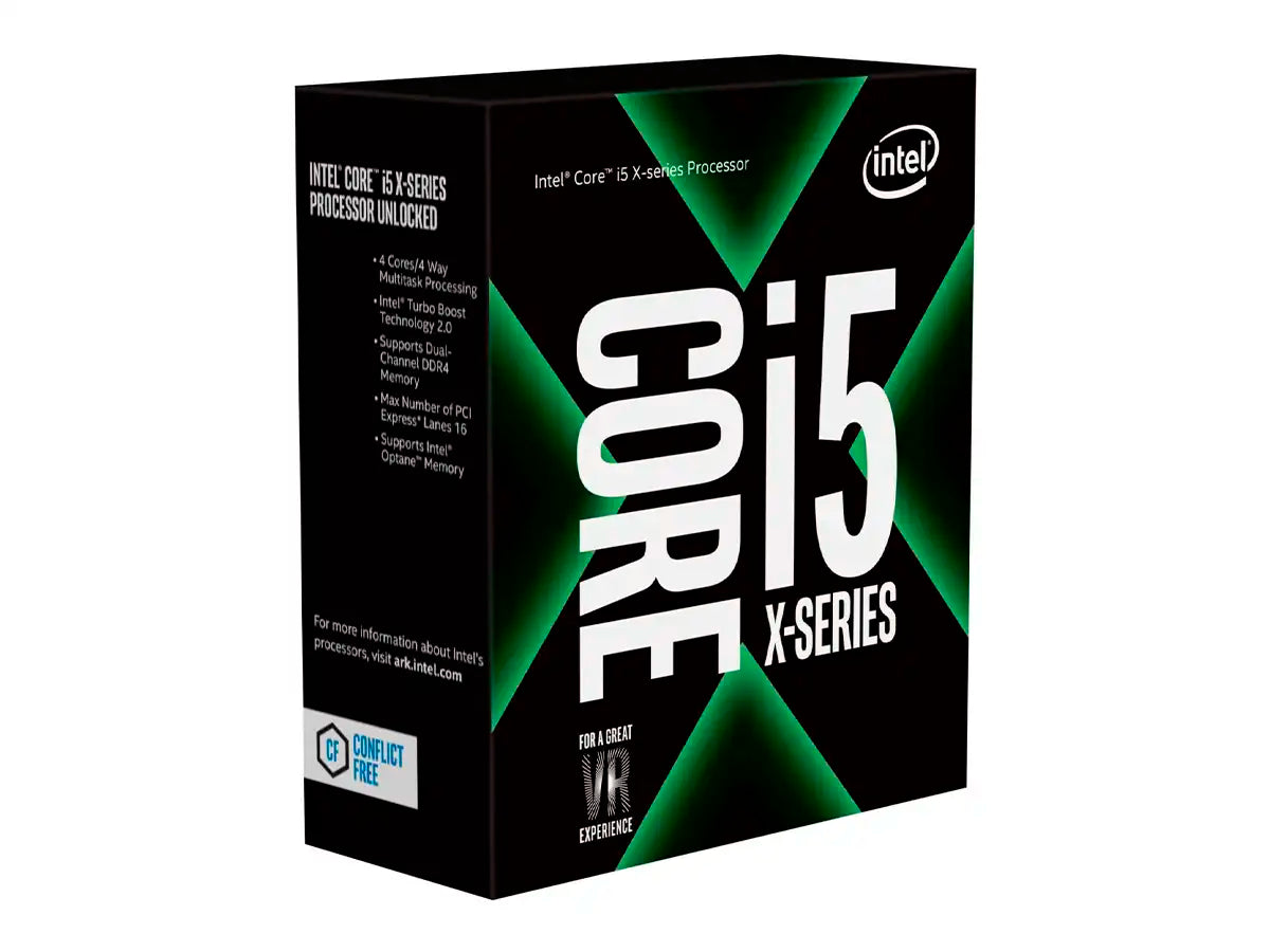 PROCESADOR INTEL CORE I5 7640X 4.0GHZ HASTA 4.2GHZ 6.0MB (BX80677I57640X) LGA 2066, 4 NUCLEOS, S/COOLER