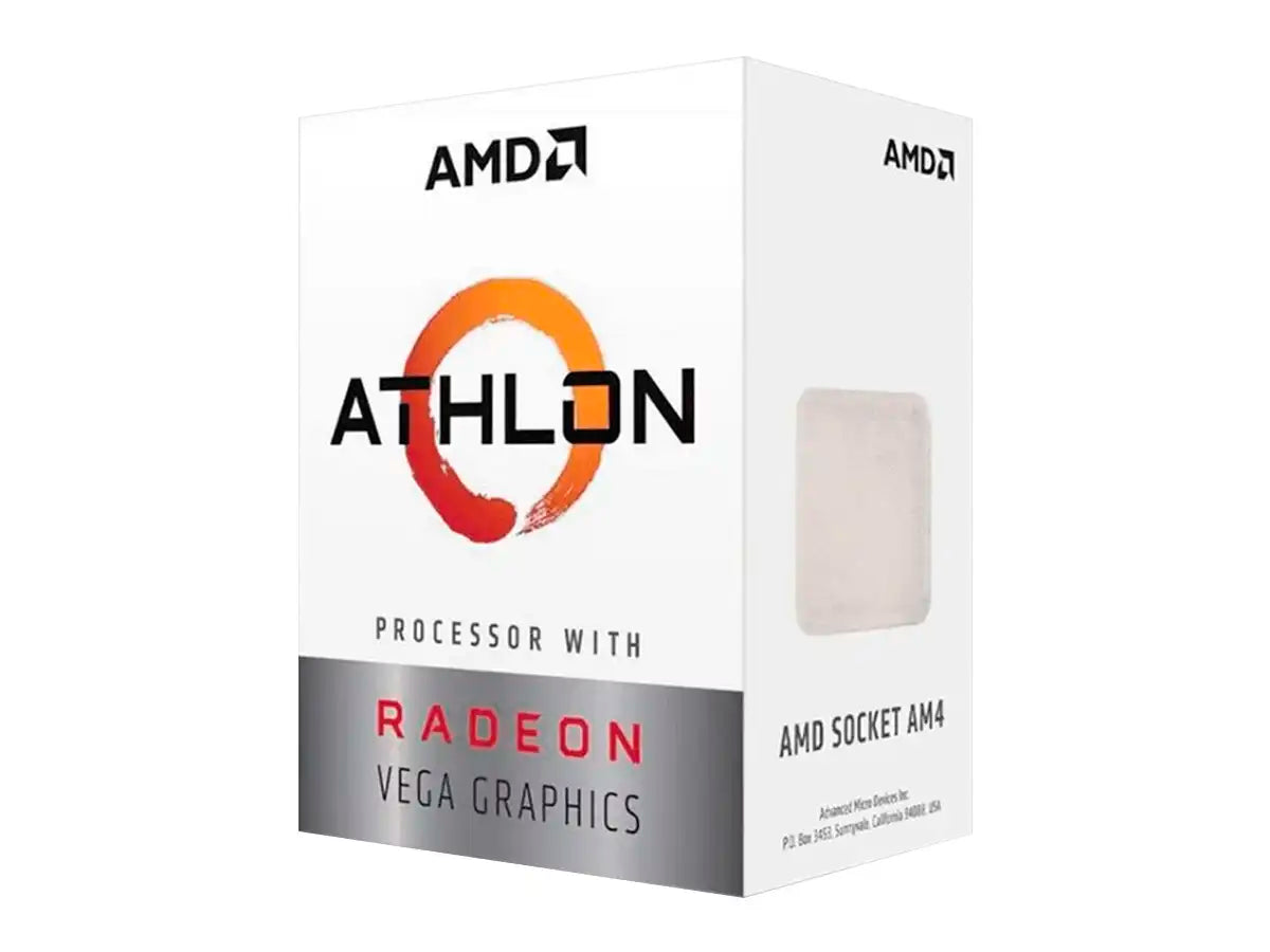 PROCESADOR AMD ATHLON 3000G 2GHZ HASTA 3.5GHZ 5.0MB (YD3000C6FHBOX) AM4, 2 NUCLEOS