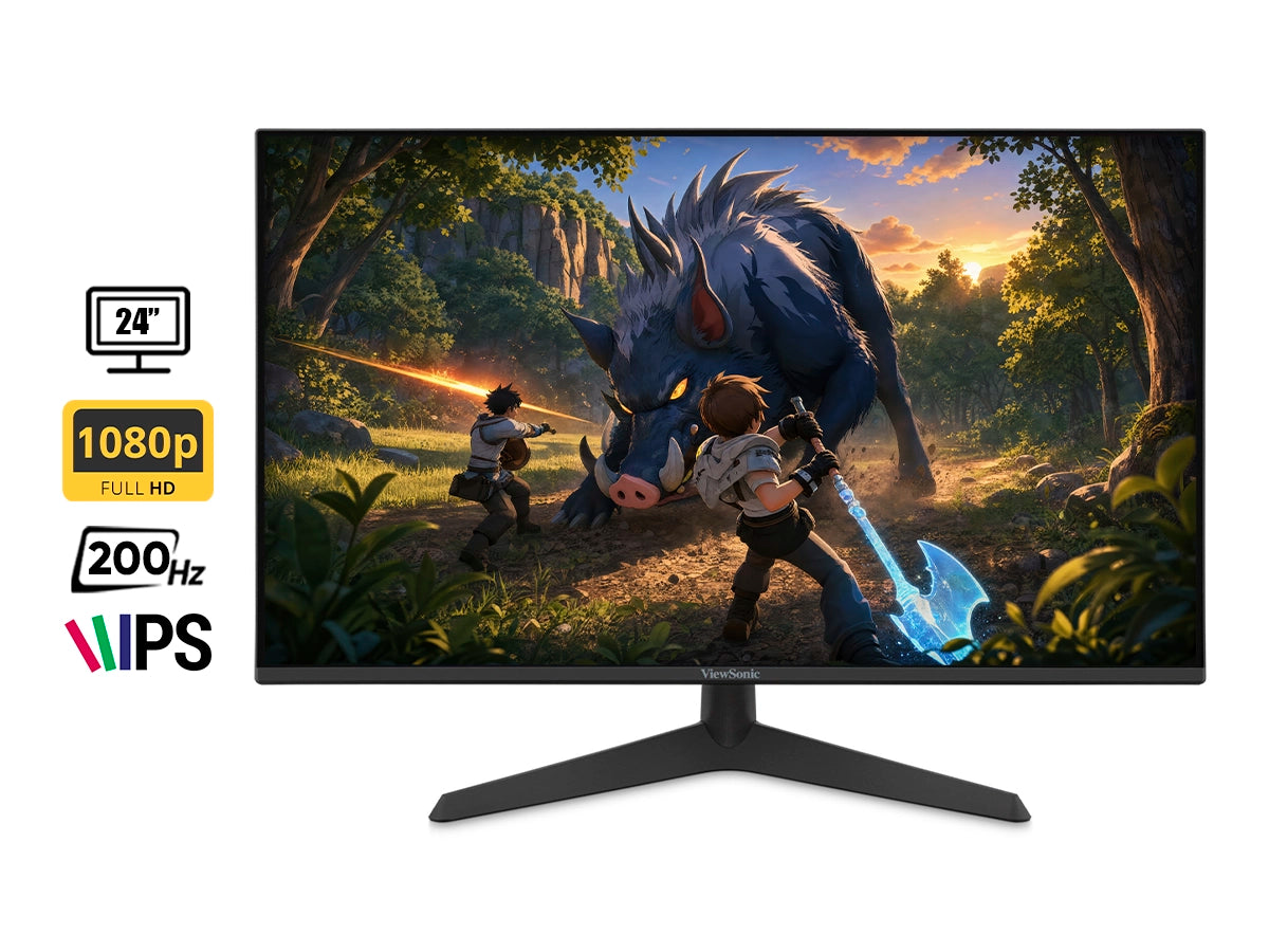 MONITOR VIEWSONIC 24'' 200HZ IPS 1MS VX2429 1920X1080 HDMI DP