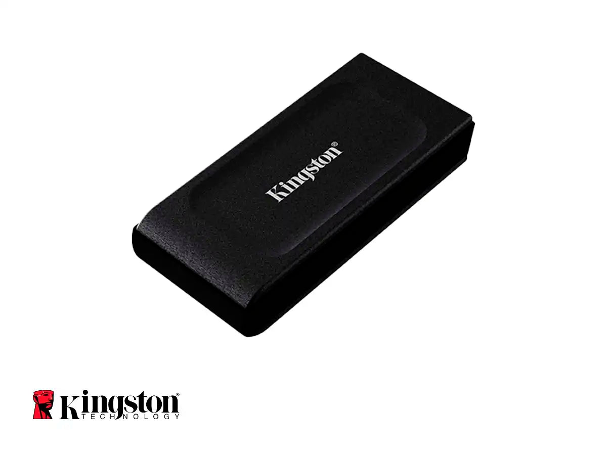 DISCO SOLIDO EXTERNO KINGSTON 2TB XS1000 (SXS1000/2000G) UNIDAD DE ALMACENAMIENTO PORTABLE, USB 3.2, NEGRO