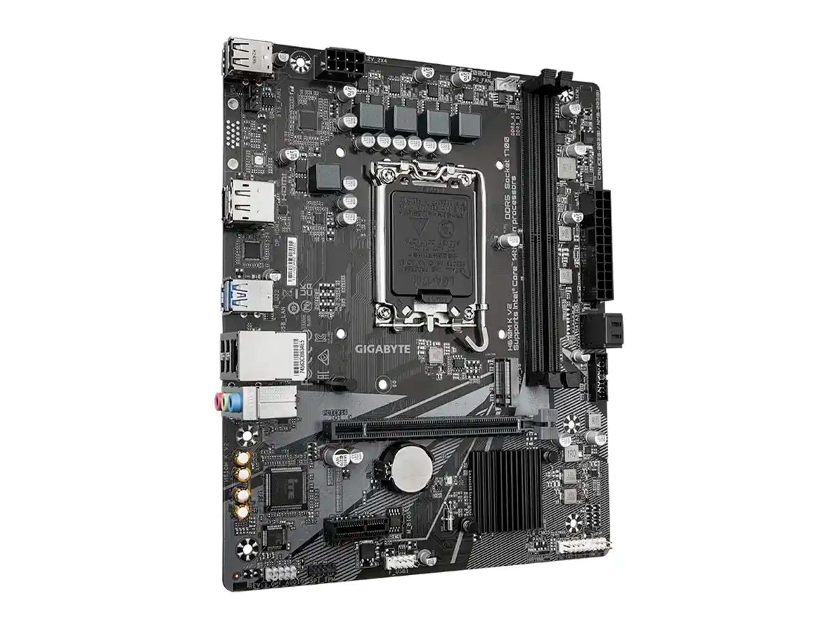 PLACA MADRE GIGABYTE H610M-K-V2 DDR5 (H610M-K-V2 D5) SOCKET LGA 1700, 14VA, 13VA, 12VA GEN