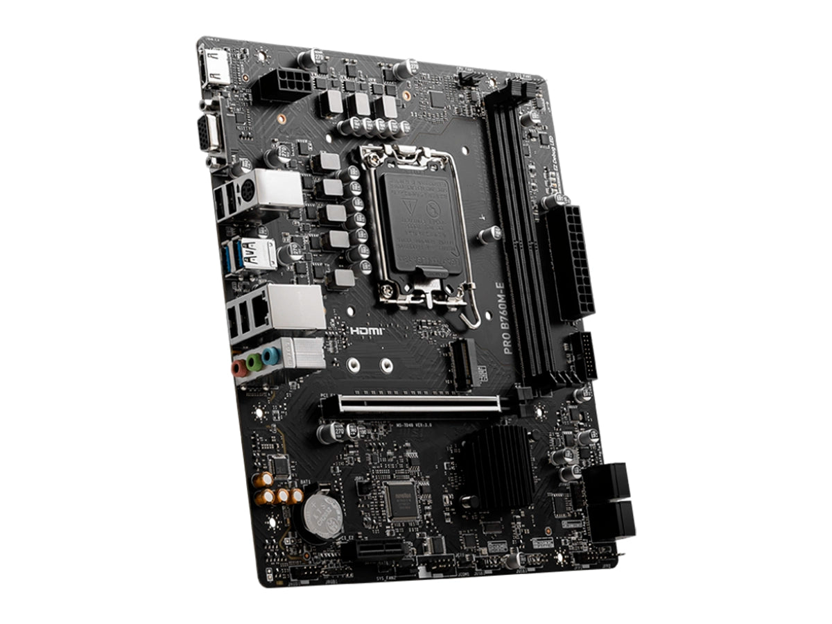 PLACA MADRE MSI B760M-E PRO DDR5 (911-PRO-B760M-E-DDR5) SOCKET LGA 1700, RAM DDR5, 14VA, 13VA, 12VA GEN