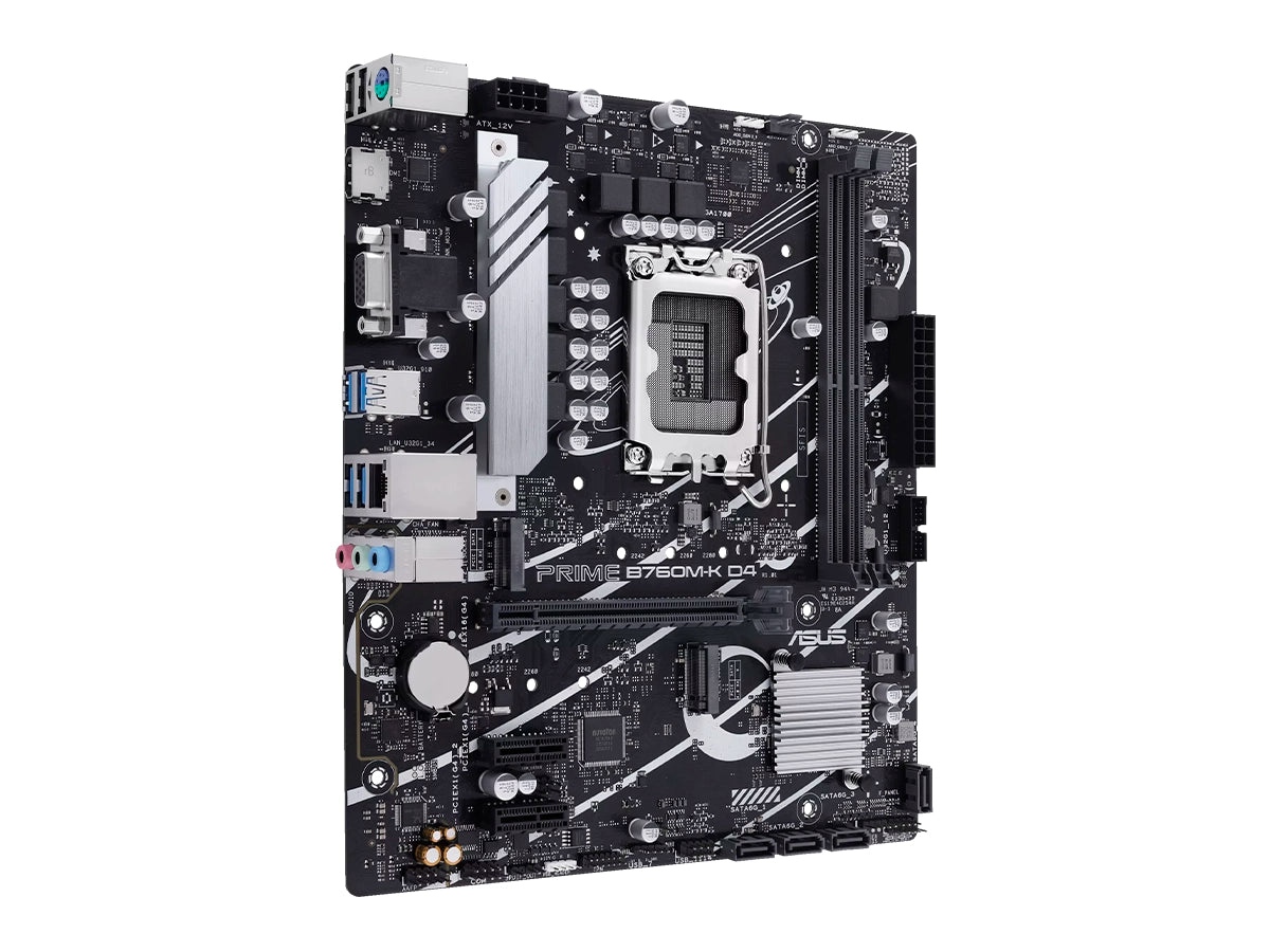 PLACA MADRE ASUS B760M K D4 (PRIME B760M-K D4) SOCKET LGA 1700, RAM DDR4
