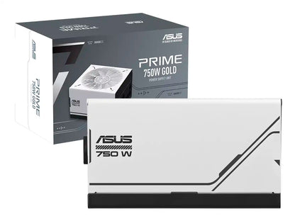 FUENTE DE PODER ASUS 750W PRIME (AP-750G) ATX, 80 PLUS GOLD, MODULAR, BLANCO Y NEGRO