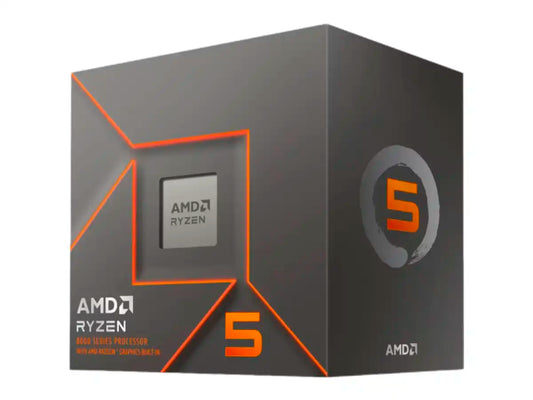 PROCESADOR AMD RYZEN 5 8500G 3.5GHZ HASTA 5GHZ 16MB (100-100000931BOX) AM5, 6 NUCLEOS, RADEON GRAPHICS