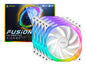 COOLER PARA CASE ANTEC FUSION (0-761345-57005-3) X5, 120MM, LED ARGB, BLANCO