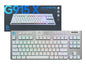 TECLADO GAMER INALAMBRICO LOGITECH G915 X LIGHTSPEED TKL (920-012732) BLANCO, MECANICO, SWITCH BROWN, LED RGB
