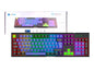 TECLADO GAMER ANTRYX MK865 TRIX (AMK-865TXKBL-SP) MECANICO | SWITCH BLUE | NEGRO Y AZUL