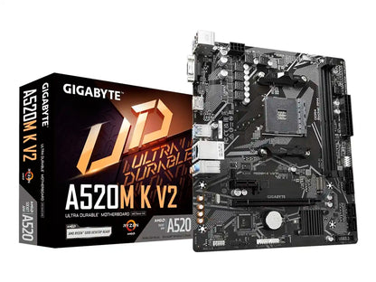 PLACA MADRE GIGABYTE A520M K V2 (A520M K V2) SOCKET AM4, RAM DDR4 BUSS 5100OC MHZ