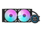 SISTEMA DE ENFRIAMIENTO LIQUIDO GAMBYTE DN240D (AIO-DN240DBL-GHT) 2 VENTILADORES CON ILUMINACION ARGB