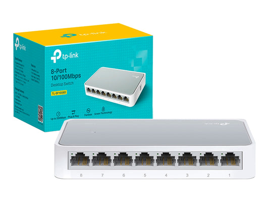 SWITCH TP-LINK 8 PUERTOS ( TL-SF1008D ) 10/100 MBPS