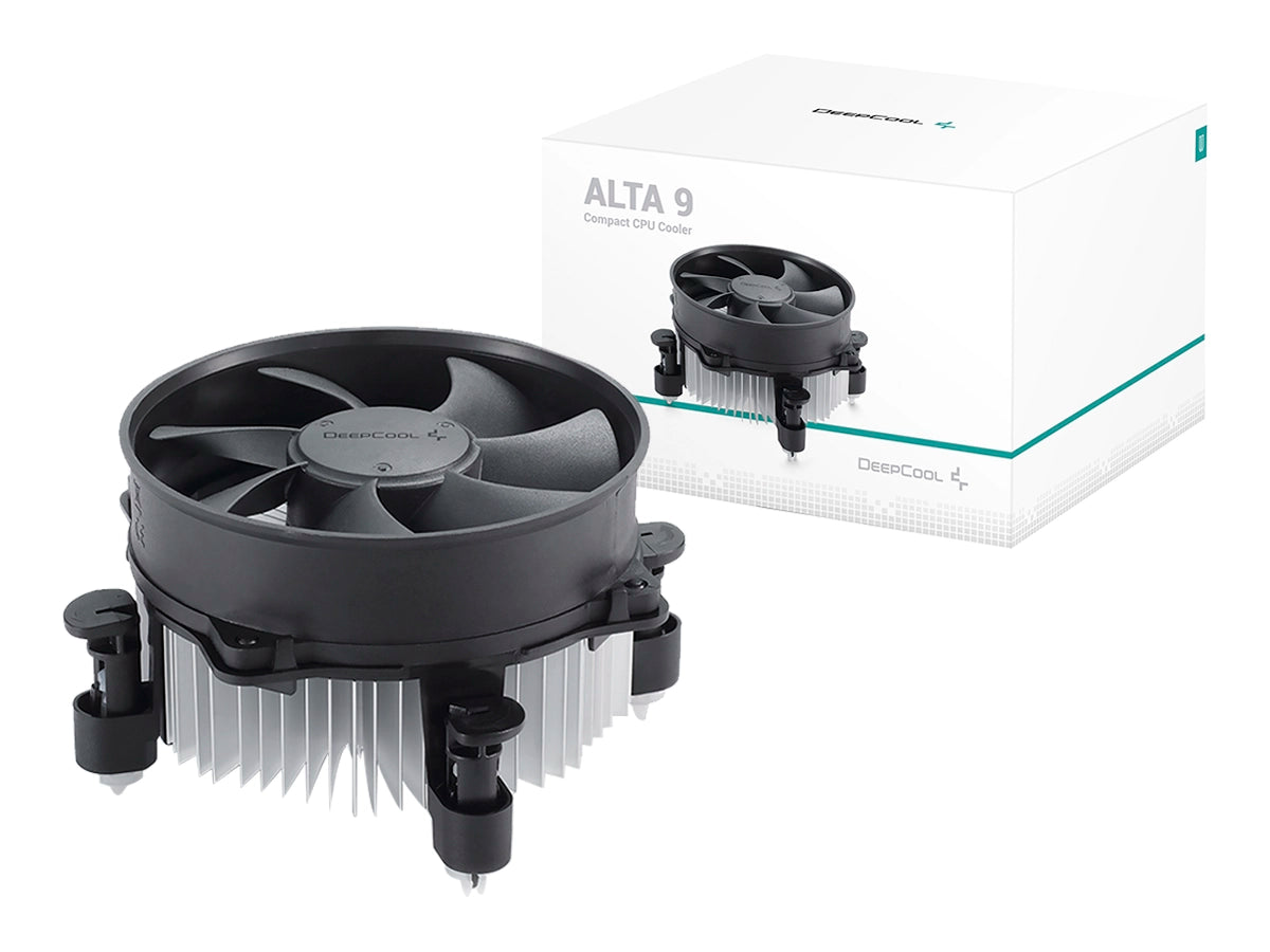 COOLER PARA PROCESADOR DEEPCOOL ALTA 9 PWM (DP-ICAP-AT9-17) 1 VENTILADOR, ALUMINIO | COMPATIBLE SOLO LGA 1851, 1700