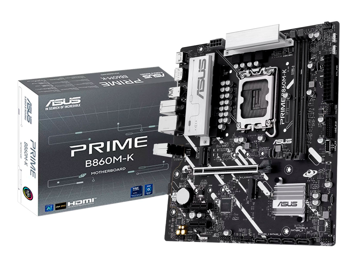 PLACA MADRE ASUS B860M-K PRIME (PRIME B860M-K) SOCKET LGA 1851, RAM DDR5