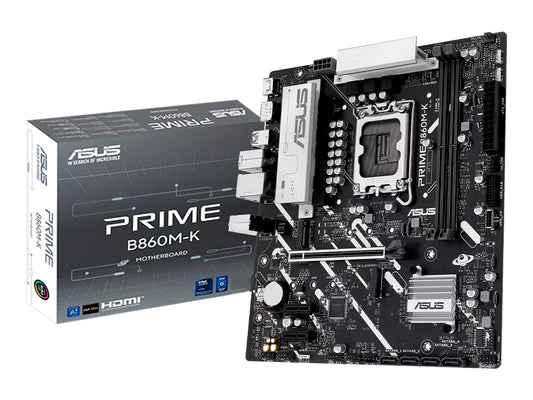 PLACA MADRE ASUS B860M-K PRIME (PRIME B860M-K) SOCKET LGA 1851, RAM DDR5