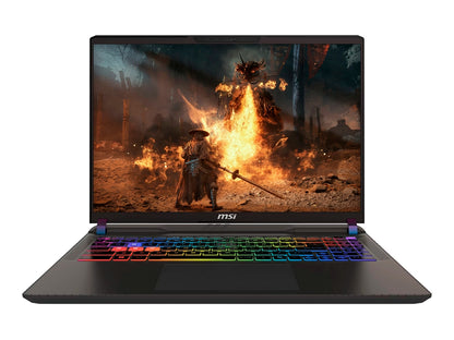 LAPTOP MSI RYZEN 9-8940HX VECTOR A16 HX A8WHG-004US (9S7-15MM72-040) RAM 16GB, SSD 1TB, RTX 5070TI 12GB, 16 WQXGA 240HZ IPS, WIN11 HOME, COSMO GRAY