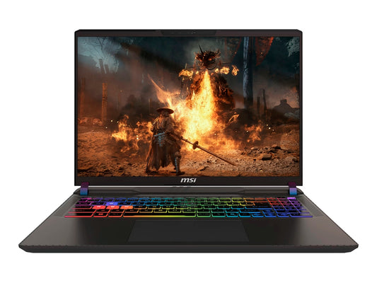 LAPTOP MSI RYZEN 9-8940HX VECTOR A16 HX A8WHG-004US (9S7-15MM72-040) RAM 16GB, SSD 1TB, RTX 5070TI 12GB, 16 WQXGA 240HZ IPS, WIN11 HOME, COSMO GRAY