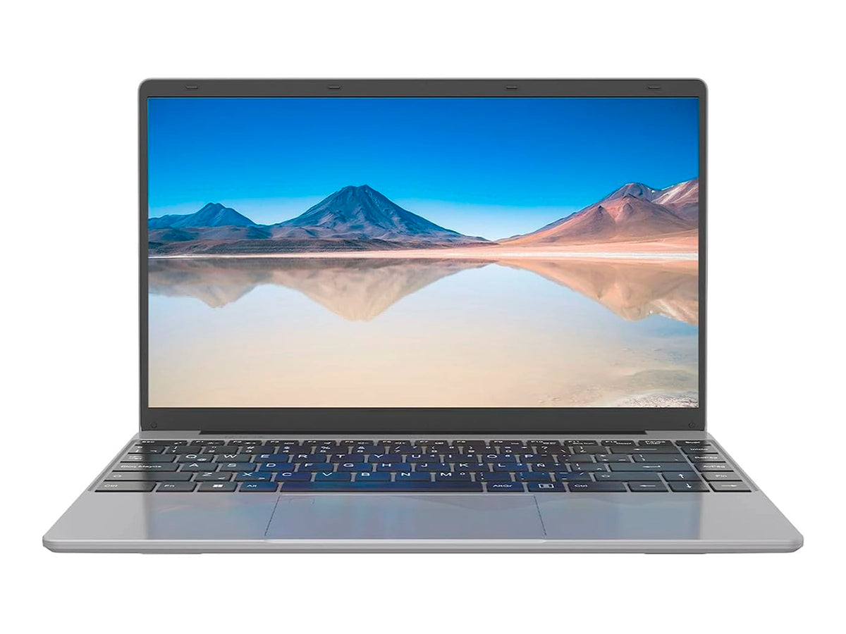 LAPTOP HYUNDAI INTEL CELERON N4020 HYBOOK PLUS 14 (HT14CC1C46SG) PANTALLA 14 HD IPS, RAM 4GB, DISCO 128GB EMMC, WIN11 HOME S, GRIS ESPACIAL, ESP