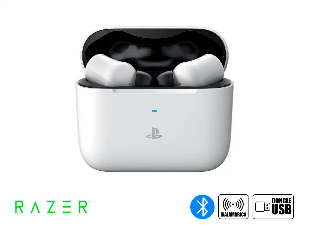 AUDIFONO RAZER HAMMERHEAD HYPERSPEED (RZ12-03820300-R3U1) CON MICROFONO, WIRELESS USB-C, BT, BLANCO