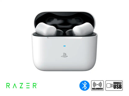 AUDIFONO RAZER HAMMERHEAD HYPERSPEED (RZ12-03820300-R3U1) CON MICROFONO, WIRELESS USB-C, BT, BLANCO