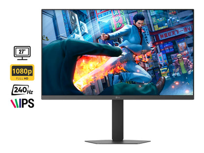 MONITOR LG ULTRAGEAR (27G440A), 27" IPS, FHD, 240HZ, 1MS, COMPATIBLE G-SYNC, FREESYNC