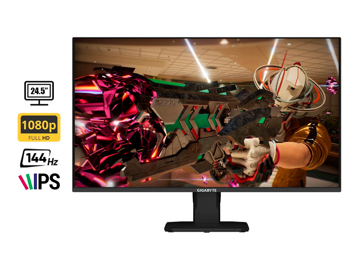 MONITOR GIGABYTE 24.5" PULGADAS GS25F14 (GS25F14) GAMING 144HZ, FHD, 1MS