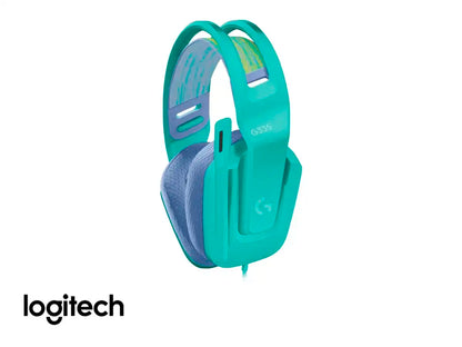 AURICULAR LOGITECH G335 GAMING (981-001023) CON MICROFONO, INTERFAZ JACK 3.5MM, MENTA