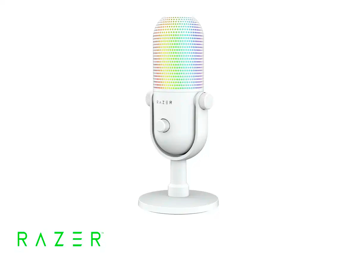 MICROFONO RAZER SEIREN V3 CHROMA (RZ19-05060200-R3U1) INTERFAZ USB, WHITE