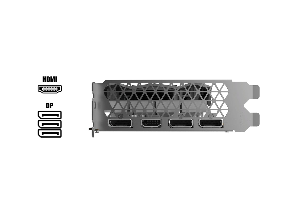 TARJETA DE VIDEO ZOTAC GAMING GEFORCE RTX 3050 6GB GDDR6 TWIN EDGE OC (ZT-A30510H-10L) NVIDIA 92 BITS, 2 VENTILADORES