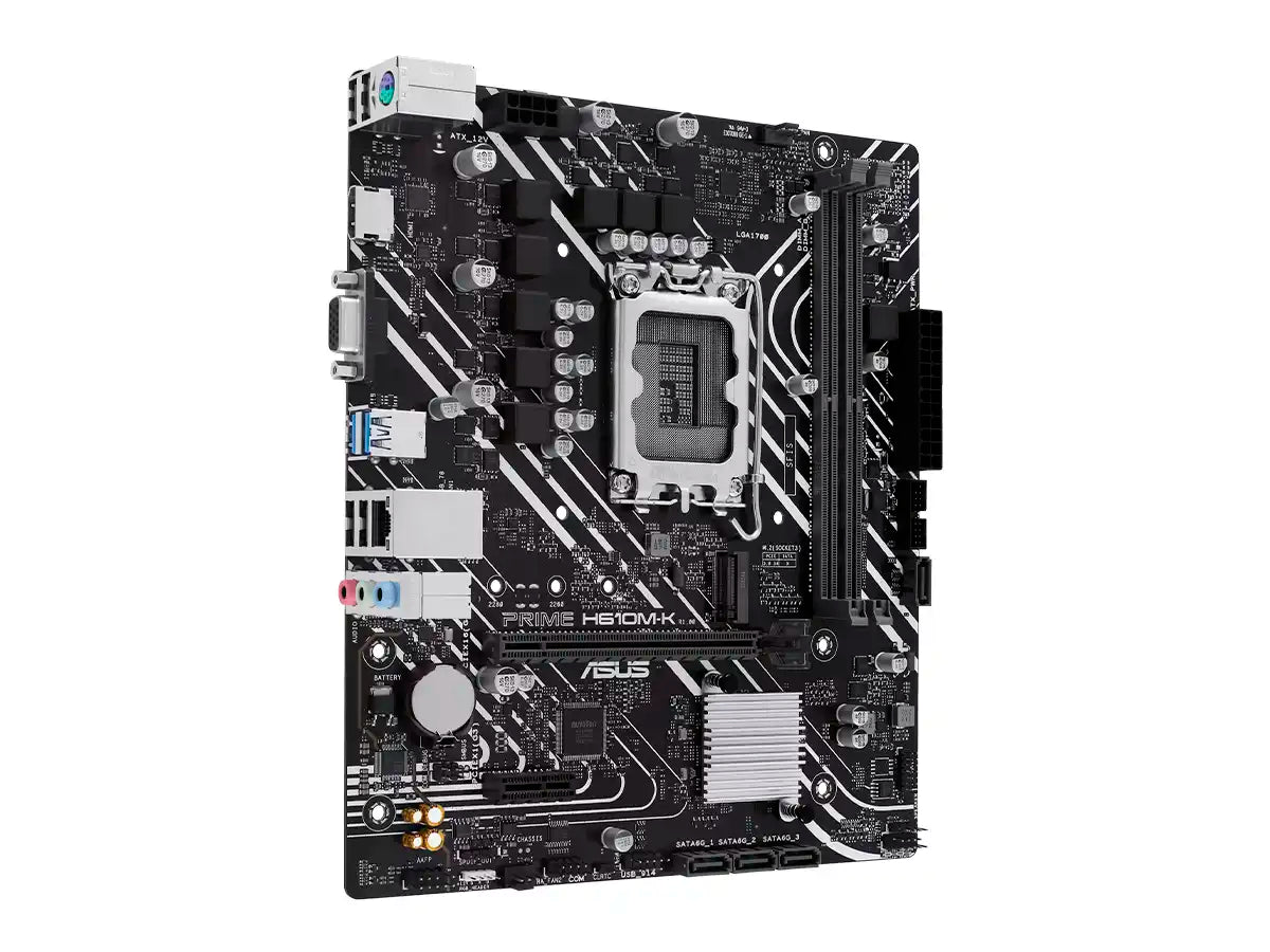 PLACA MADRE ASUS PRIME H610M-K (90H610M-K ) SOCKET LGA 1700, RAM DDR5 , 14VA, 13VA, 12VA GEN