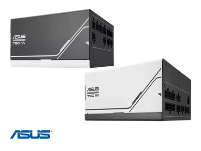 FUENTE DE PODER ASUS 750W PRIME (AP-750G) ATX, 80 PLUS GOLD, MODULAR, BLANCO Y NEGRO