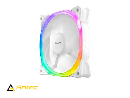 COOLER PARA CASE ANTEC FUSION (0-761345-57005-3) X5, 120MM, LED ARGB, BLANCO