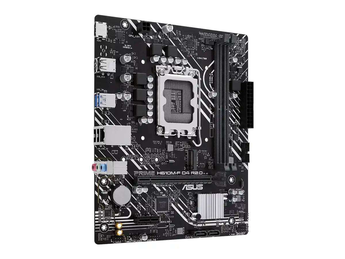 PLACA MADRE ASUS PRIME H610M-F (90MB1H70-M0EAY0) SOCKET LGA 1700, RAM DDR4 BUSS 3200MHZ, 13VA, 12VA GEN