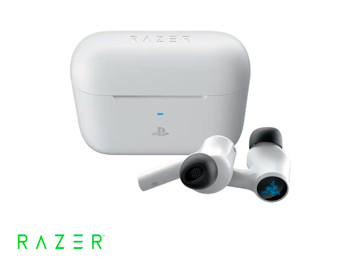 AUDIFONO RAZER HAMMERHEAD HYPERSPEED (RZ12-03820300-R3U1) CON MICROFONO, WIRELESS USB-C, BT, BLANCO