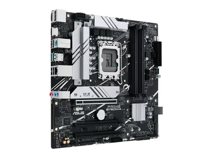 PLACA MADRE ASUS B760M-A PRIME (90MB1EK0-M0AAY0) SOCKET LGA 1700, RAM DDR5 BUSS 7200OC MHZ, 13VA, 12VA GEN
