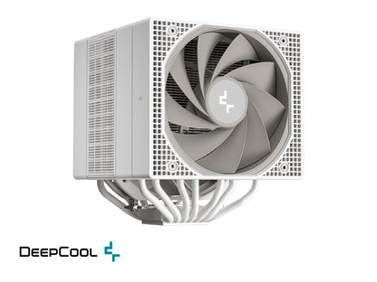COOLER PARA PROCESADOR DEEPCOOL ASSASSIN IV WH (R-ASN4-WHNNMT-G) BLANCO, 2 VENTILADORES, 120MM