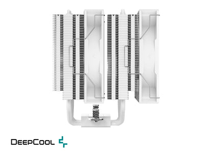 COOLER PARA PROCESADOR DEEPCOOL AG620 WH ARGB (R-AG620-WHANMN-G-2) 2 VENTILADORES, 120 MM, LED ARGB