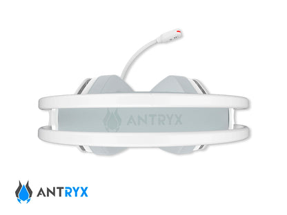 AURICULAR ANTRYX GAMING ENIGMA SE WHITE (AGH-7320WR7V) 7.1 VIRTUAL, VIBRADOR , USB, C/ MICROFONO , BLANCO - 22154