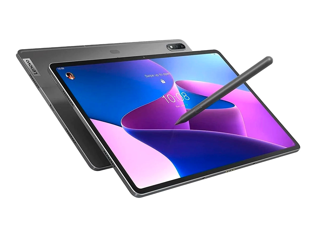 TABLET LENOVO TAB P12 PRO (TB-Q706F) PANTALLA 12.6 WQXGA OLED, QUALCOMM SNAPDRAGON 870, RAM 8GB, ROM 256GB, ANDROID 11 |INCLUYE LAPIZ Y TECLADO BLANCO