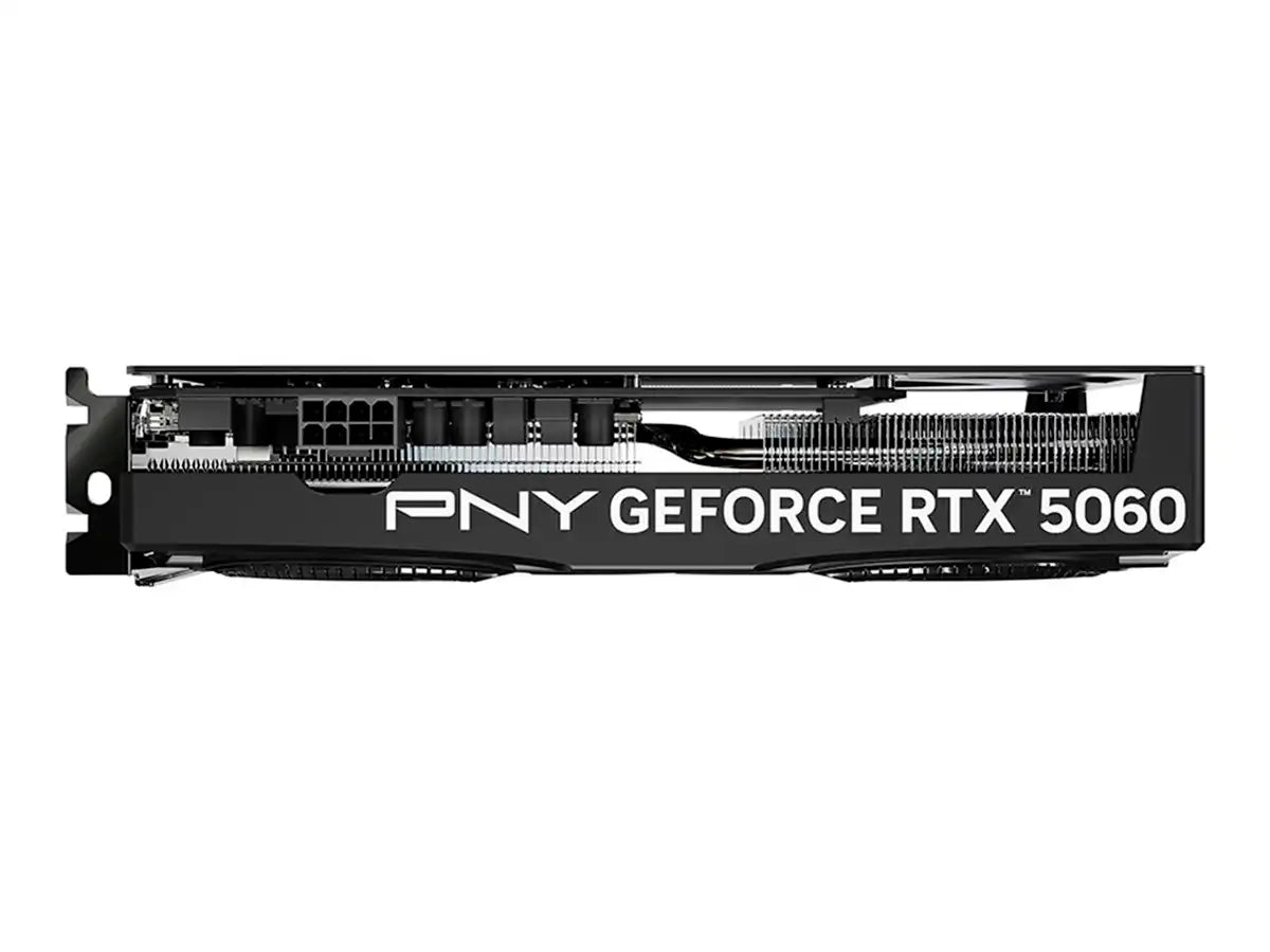 TARJETA DE VIDEO PNY GEFORCE RTX 5060 8GB STD OC GDRR7 (VCG50608DFXPB1-O) NVIDIA 128 BITS, 2 VENTILADORES