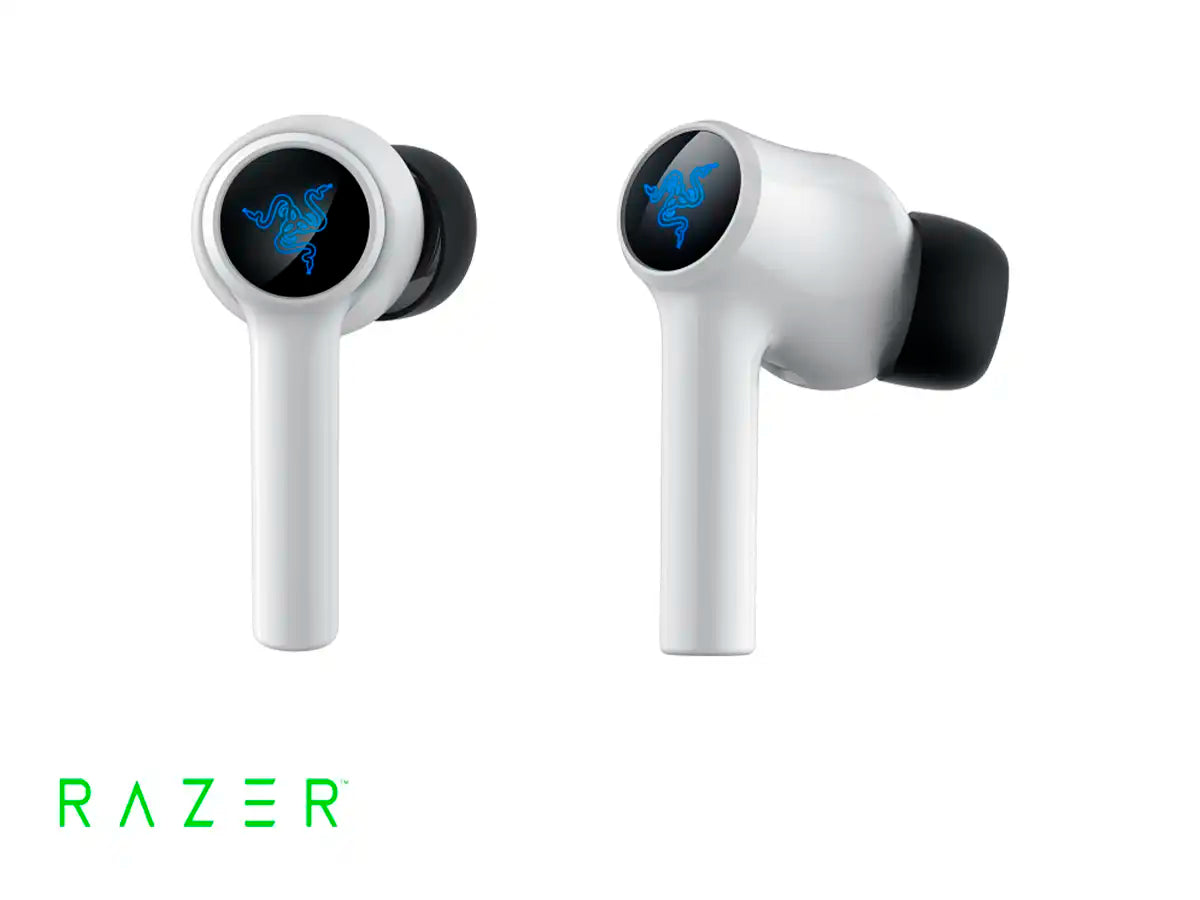 AUDIFONO RAZER HAMMERHEAD HYPERSPEED (RZ12-03820300-R3U1) CON MICROFONO, WIRELESS USB-C, BT, BLANCO