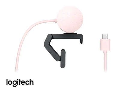 CAMARA WEB LOGITECH BRIO 500 (960-001418) FHD 1920 X 1080, MICRÓFONO INCORPORADO, CONEXION USB C, 4 MEGAPIXELES, LENTE DE CRISTAL, ROSADO